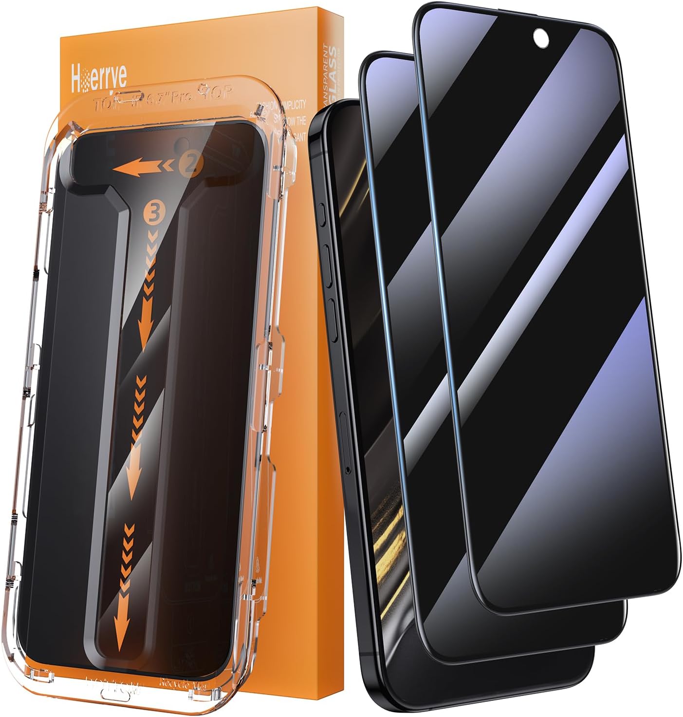 iPhone 15 Screen Protector, Full Cover Glass