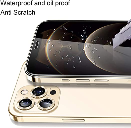 Hoerrye Screen Protector, Camera Lens Protector-Gold