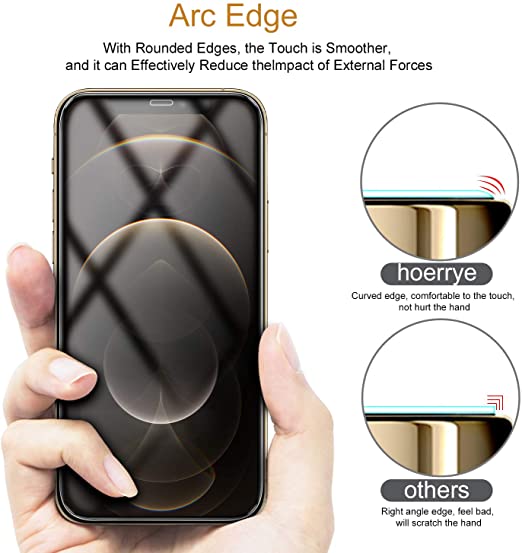 Hoerrye Screen Protector, Camera Lens Protector-Gold