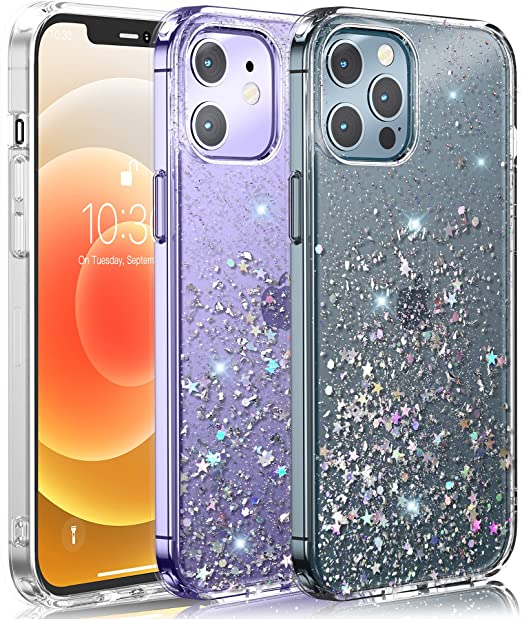 Hoerrye iPhone 12 & iPhone 12 Pro Cute Case -Clear