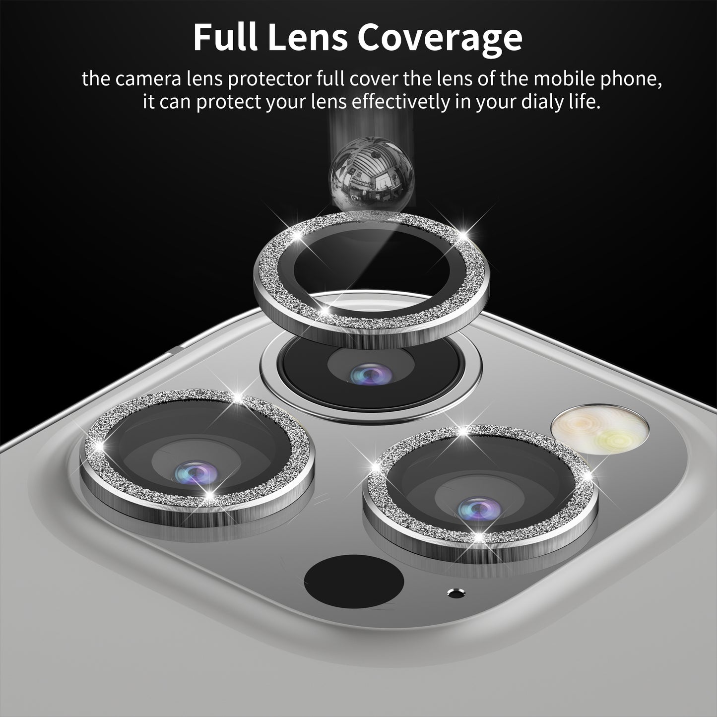 Hoerrye iPhone 14 Pro Max & iPhone 14 Pro Camera Lens Protector -  Bling