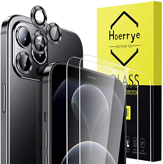 Hoerrye Screen Protector, Camera Lens Protector-Graphite