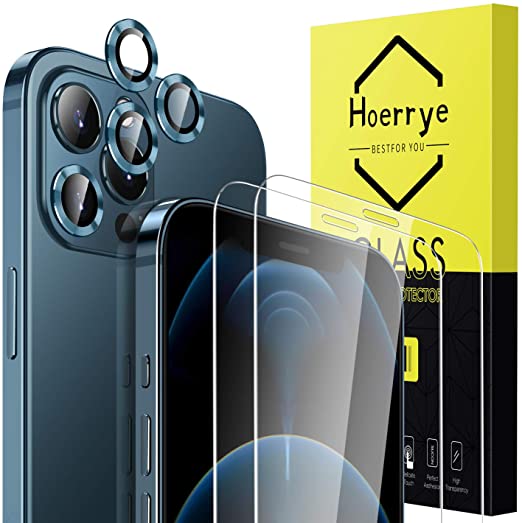 Hoerrye Screen Protector, Camera Lens Protector-Pacific Blue