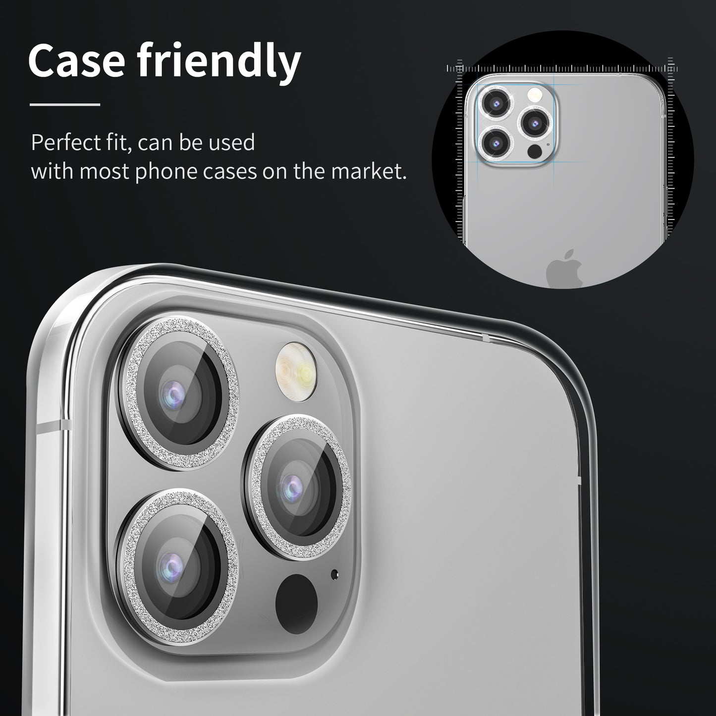 Hoerrye iPhone 14 Pro Max & iPhone 14 Pro Camera Lens Protector -  Bling