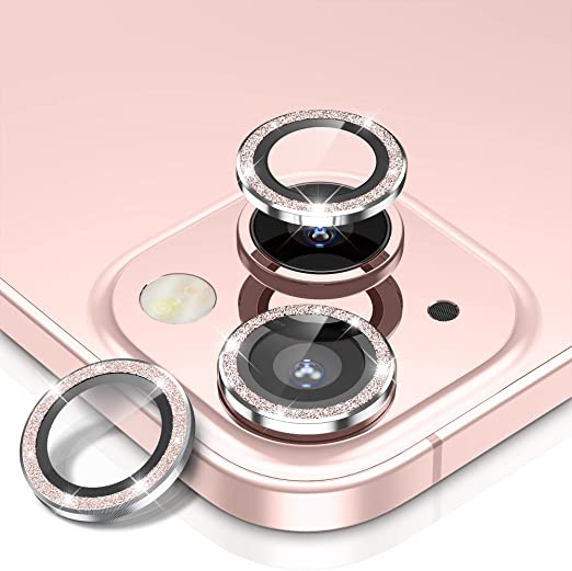 Hoerrye Camera Lens Protector -Pink Bling