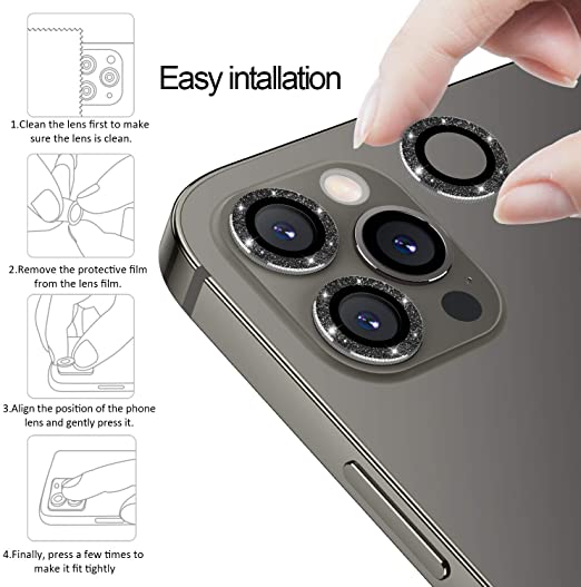 Hoerrye Camera Lens Protector - Diamond Graphite