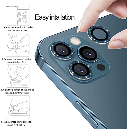 Hoerrye Camera Lens Protector - Diamond Pacific Blue